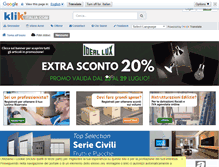 Tablet Screenshot of klikitalia.com